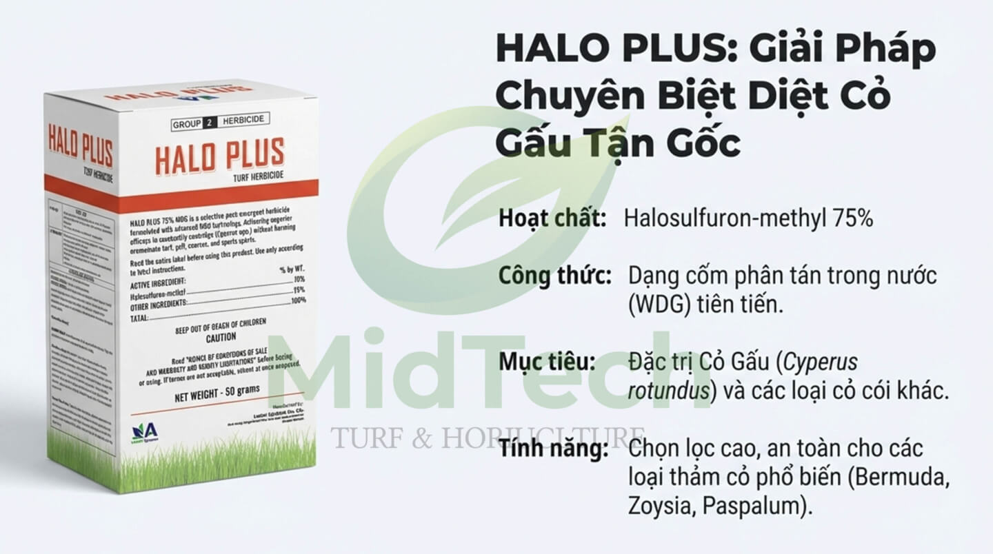 Thuốc diệt cỏ gấu chọn lọc HALO PLUS - Thông tin sản phẩm