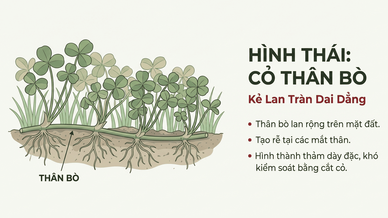 Horizon WG diệt được loại cỏ dại lá rộng nào - Cỏ lá rộng thân bò 