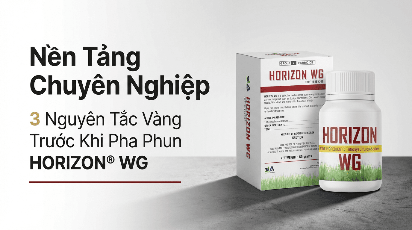 1 Nguyên tắc vàng trước khi pha phun