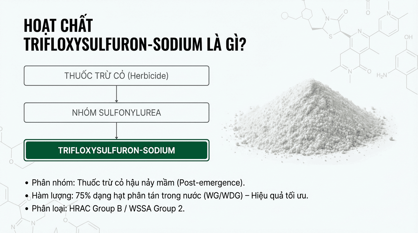 Hoạt chất Trifloxysulfuron-sodium 75 là gì 2