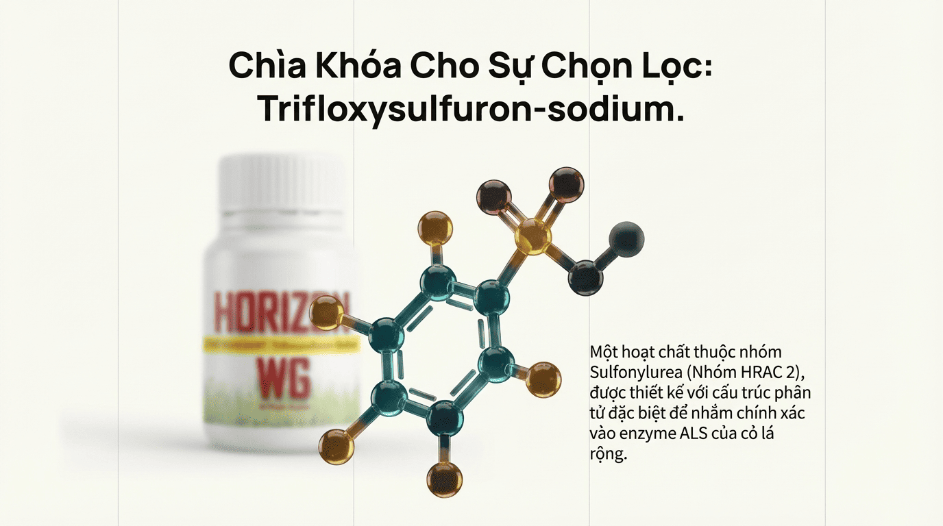 Vì sao thuốc diệt cỏ lá rộng chọn lọc HORIZON WG không gây hại cỏ cảnh quan 222